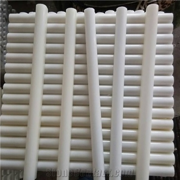 Pure White Marble Pencil Liners,China Royal White Marble Molding & Border/Pretty White Marble Pencil Liners/Liner Border Molding Marble Molding White Marble