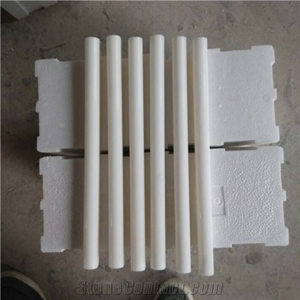 Pure White Marble Pencil Liners,China Royal White Marble Molding & Border/Pretty White Marble Pencil Liners/Liner Border Molding Marble Molding White Marble