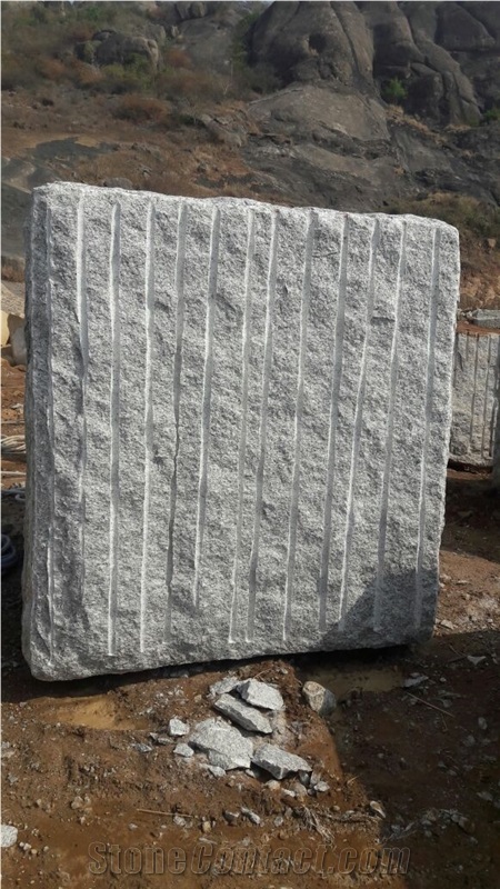 Foam White Granite Block, India White Granite