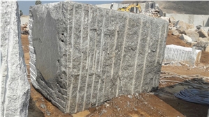 Foam White Granite Block, India White Granite
