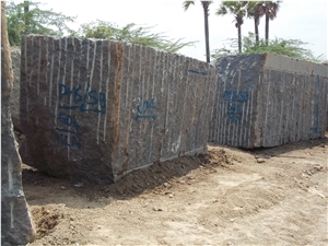 Steel Blue Granite Block
