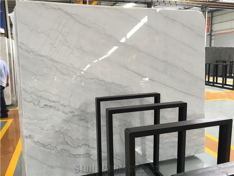 China Carrara,Guangxi White,Guangxi White Marble Tiles&Slabs