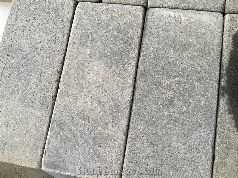 Hainan Black Basalt,Dark Basalt Cube Stone,China Basalt Pavers for Flooring