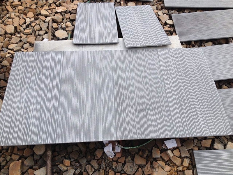 Hainan Grey Basalt,Hainan Grey, China Grey Basalt Autumn-Rain Slabs & Tiles