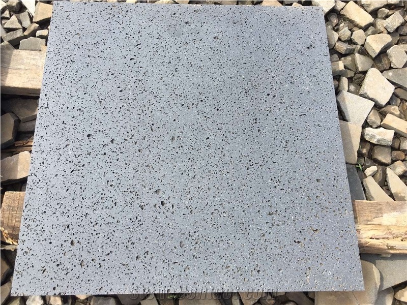 Honed Basalt Tiles and Slabs, Lava Stone, Wall Tiles, Floor Tiles, China Grey Basalt