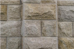 Mushroom Granite Wall Clading Tiles, Dry Hang Tiles, Mushroom Granite Wall Covering, Decorative White Granite, Building Material