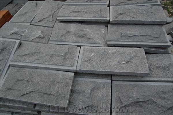 Mushroom Granite Wall Clading Tiles, Dry Hang Tiles, Mushroom Granite Wall Covering, Decorative White Granite, Building Material