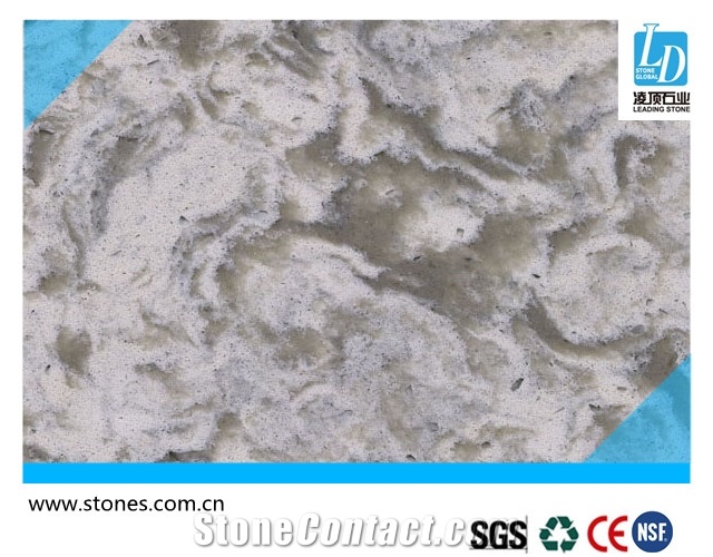 Quartz Slab Forest Jade, Granite Vein Series, Flower Vein Quartz Stone, Quartz Surfaces, Cut-To-Size Quartz Tiles