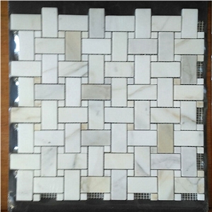 Weave Marble Mosaic,Natural Stone Mosaics,Wall Mosaic,Floor Mosaic,Mosaic Pattern, Mosaic Backsplash