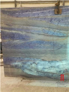 Azul Imperial Blue Quartzite Slab Stone