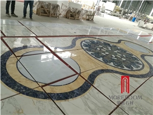 China Factory Custom-Made Medallion Luxury Flooring