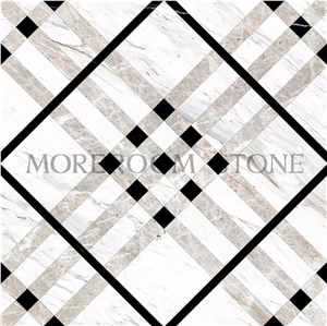 China Supplier Hot Sales Waterjet Custom Marble Wall Tile