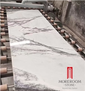 Milas Lilac White Marble Polished Tiles & Slabs Wall Covering Tiles