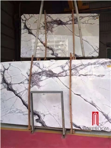 Milas Lilac White Marble Polished Tiles & Slabs Wall Covering Tiles