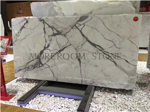 Polished Wholesale Calacatta White Marble Slabs