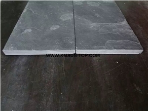 Chinese Black Slate Tile&Cut to Size/China Black Slate Floor Tiles/Dark Black Slate Wall Tiles/ Slate Stone Flooring&Floor Covering/Slate Stone Covering/Slate Pavers&Panel/Exterior Decoration