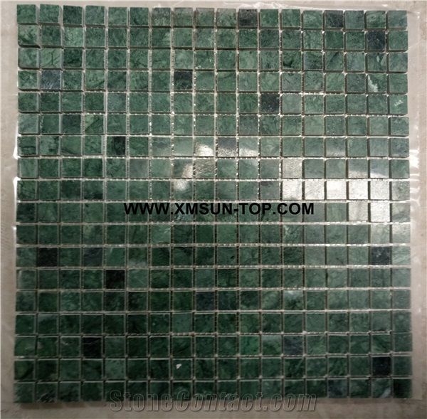 Diffe Kinds Of Green Stone Mosaic, Green Mosaic Backsplash Tiles