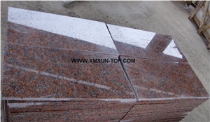 Polished Maple Leaf Red Granite Tiles&Cut to Size/Maple Red Granite Floor Tiles/Copperstone/Crown Red Granite Wall Tiles/G 562 Granite Pavers/China Capao Bonito Granite Panels/Samkie Red Granite