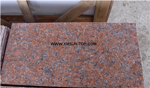 Polished Maple Leaf Red Granite Tiles&Cut to Size/Maple Red Granite Floor Tiles/Copperstone/Crown Red Granite Wall Tiles/G 562 Granite Pavers/China Capao Bonito Granite Panels/Samkie Red Granite