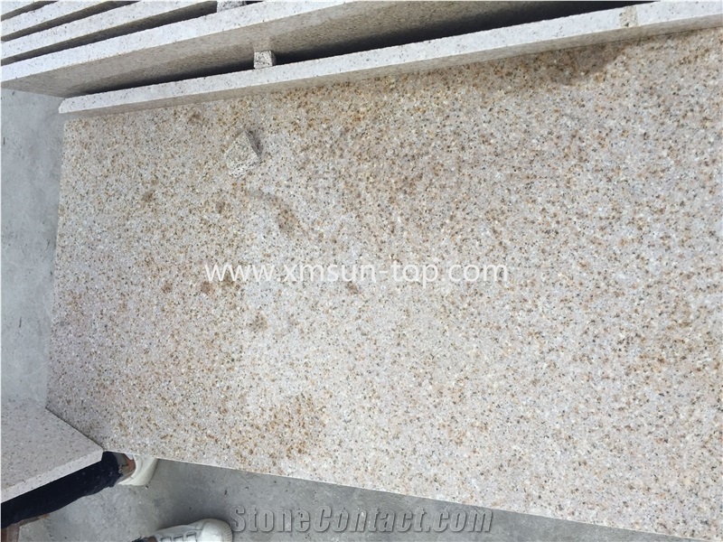 Polished Rusty Yellow Granite Small Slab/Giallo Fantasia Granite Strip/Padang Amarillo Granite Stone Panels/G682 Granite for Wall Covering&Floor Covering/A Grade