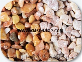 Red Pebbles with Different Size(Machine Cutting)/Dark Red Pebbles/Round Pebbles/Pebble for Landscaping Decoration/Wall Cladding Pebble/Flooring Paving Pebble