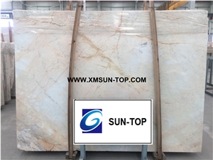 White Onyx with Mixed Color Veins Slabs/Onyx Stone Flooring/Onyx Covering/Onyx for Wall Covering&Wall Cladding/Onyx for Floor Covering/Interior Decoration/Luxury Stone/Onyx with Patterns