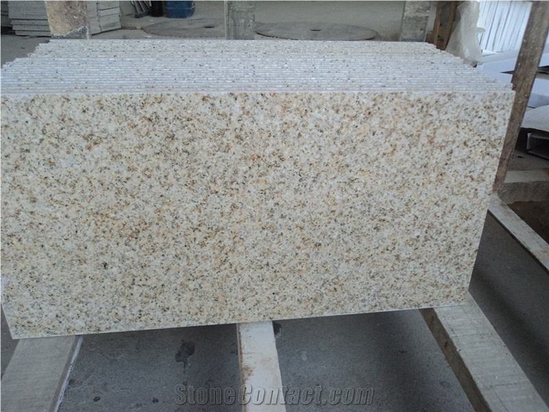Chinese Cheapest Price G682 Cut to Size/Rusty Yellow Granite Slabs/China Sunset Gold Granite/Golden Sand Granite/Giallo Rusty/Ming Gold/Giallo Fantasia Granite Slabs & Tiles