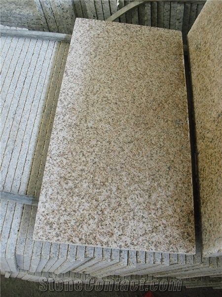Chinese Cheapest Price G682 Cut To Size Rusty Yellow Granite Slabs