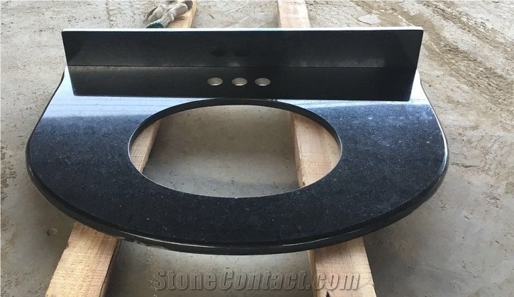 China Absolutely Black Granite Polished Natural Stone Kitchen Countertops,Kitchen Bar Top,Bench Tops, Kitchen Worktops, Manufacturer,Quarry Owner
