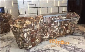 Semi-Precious Peterified Wood/Agete/Lapiz/Crystal/Tiger Eyes Stone Slabs & Tiles/Semi-Precious Luxious/Semi-Precious/Semi-Precious Slabs