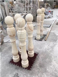 Beige Marble Column, Architectural Columns