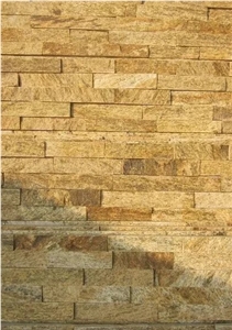 Beige/Yellow Culture Stone,Wall Panels,Wall Cladding,Ledge Stone,Corner Stone,Quartzite Culture Stone,Feature Wall,Split Face Culture Stone