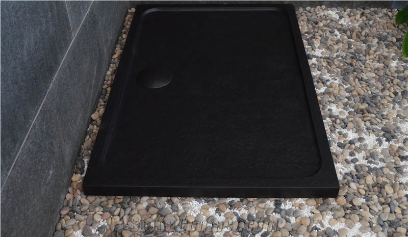 Black Shower Tray,Honed Surface Shower Tray,Stone Shower Trays,Shower Bases,Solid Surface Shower,Shower,Shower Trays