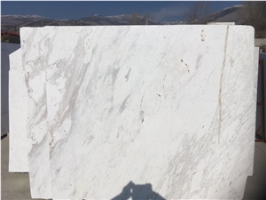 Volakas White Polished Slabs