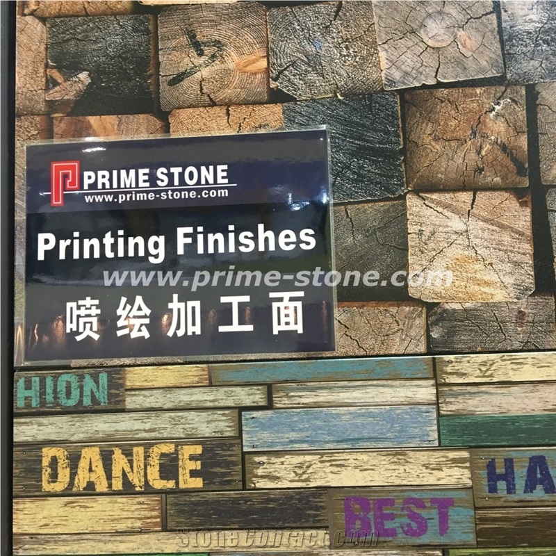 Printing Finishes on Granite Tiles, New Stone Finish
