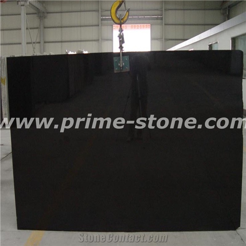 Shanxi Black, Top Quality Shanxi Black Slabs, China Absolutely Black Granite Slabs