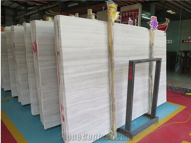 White Wood Marble, White Wooden Marble Tiles & Slabs,White Wood Grain Good Price
