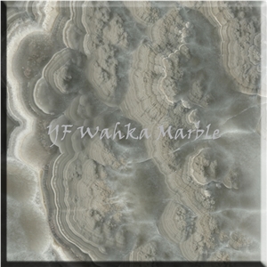 Natural Stone Reception Counter Ink Grey Onyx Top Stone Surface