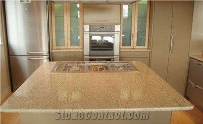 Raw Silk Pink Granite Kitchen Countertops