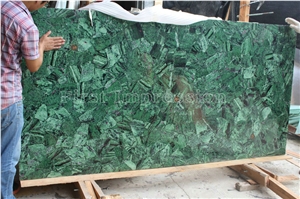 Best Price Green Agate Semiprecious Stone Slabs Tiles/Green Gemstone Tiles/Semi Precious Stone Wall/Wall Covering Building Tiles/Precious Stone Big Slabs