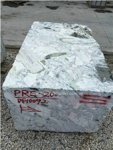 Best Price Ice Connect Marble Blocks/Ice Green Marble Slabs/Green Marble/Tv Background Stone/Chair Decoration Stone/Cold Jade/Primavera Marble