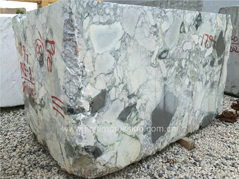 Best Price Luxury White Beauty Marble Blocks/Ice Connect Marble/Chinese Green/Ice Green/White and Green Project Chinese Natural Stone Products