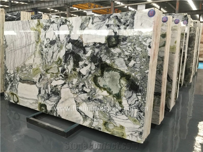 Best Price White Beauty Green Marble/Ice Connect Marble Block/Ice Green/China Green Marble/Green Marble Blocks/Nice Blocks/Ice Green Marble Block