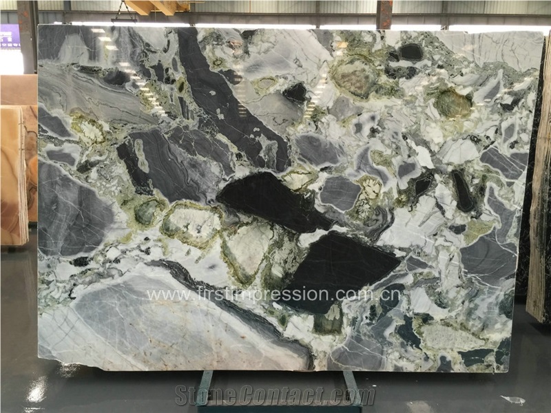 Best Price White Beauty Luxury Green Marble Tiles & Slabs/Ice Connect Marble/White Beauty/Ice Green/China Green Marble/Green Marble Slabs& Tiles/Floor Marble/Wall Marble
