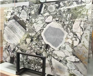 Chinese Best Price Ice Green Marble Tiles & Slabs/Ice Connect Marble/White Beauty/Ice Green/China Green Marble/Green Marble Slabs & Tiles/White & Green Marble for Wall & Floor Covering Tiles
