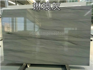 Good Price Linlang Grey Marble Polished Natural Stone Tiles & Slabs/Wolf Grey Marble Hotel/Bathroom Covering/Flooring/Feature Wall/Interior Paving/Clading/Decoration Quarry Owner