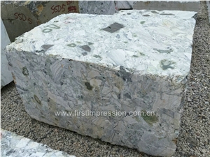 High Quality & Best Price Ice Connect Marble Blocks/Ice Green Marble Slabs/Green Marble/Tv Background Stone/Chair Decoration Stone/Cold Jade/Primavera Marble