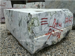 Hot Sale Ice Connect Marble Block/White Beauty/Ice Green/China Green Marble/Green Marble Blocks/Nice Blocks/Ice Green Marble Block