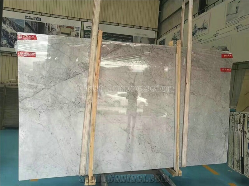 Hot Sale Italy Cararra White Marble Big Slabs/Bianco Cararra Slabs & Tiles/New Polished Italy Cararra Slabs/White Marble Tiles for Wall & Floor Covering Tiles/High Quality & Best Price White Marble