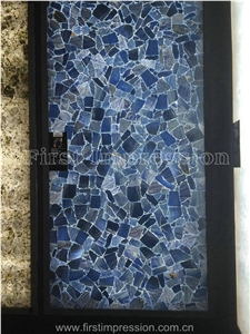 Hot Solidate Blue Jasper Blue Semi Precious Stone Slab Handmade Stone Tiles/Solidate Blue Jasper Semi Precious Slabs/Solidate Blue Jasper Semiprecious Stone Slabs/Solidate Blue Jasper Gemstone Tiles